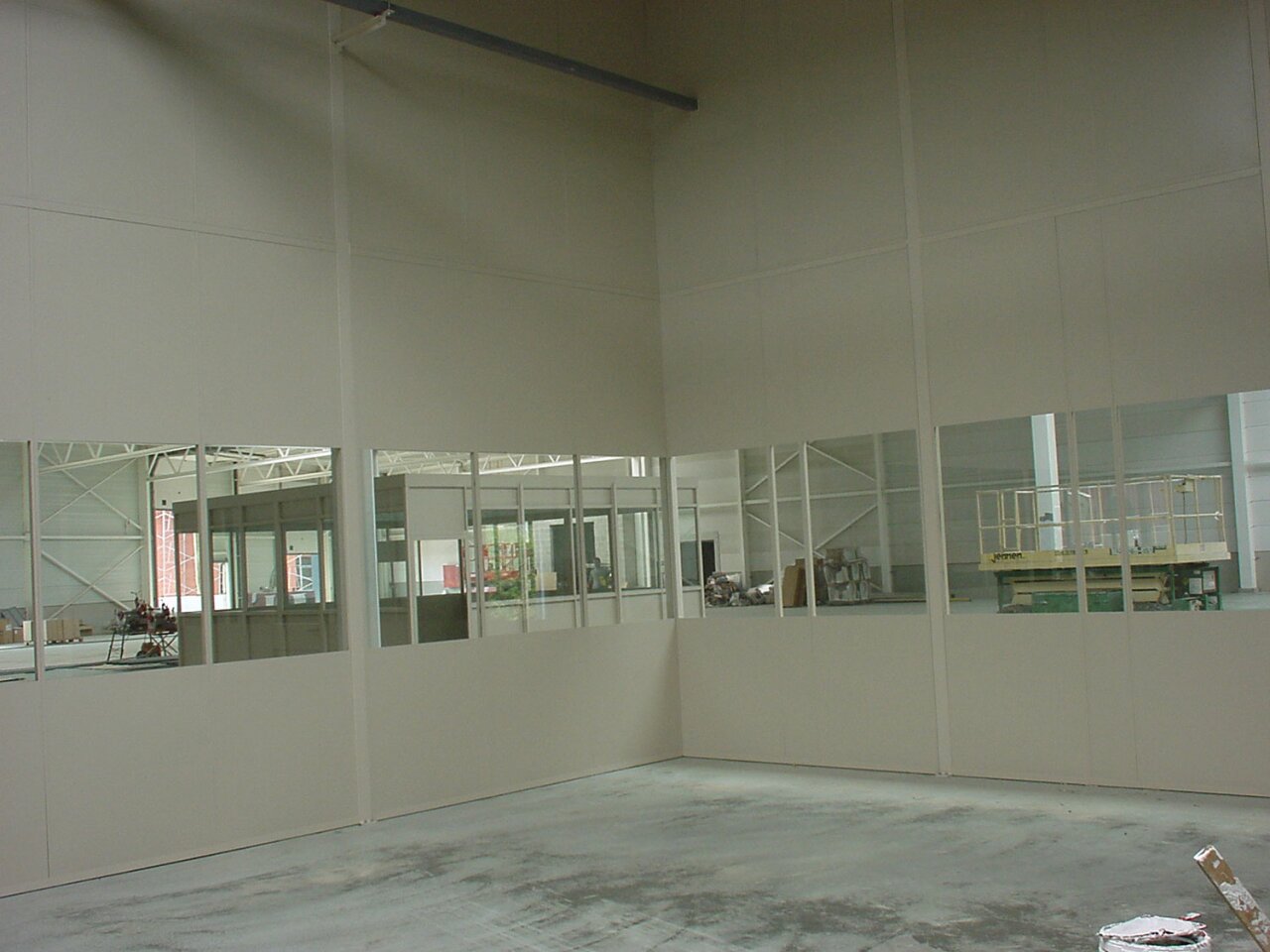 Single Skin Partitions - Installation.