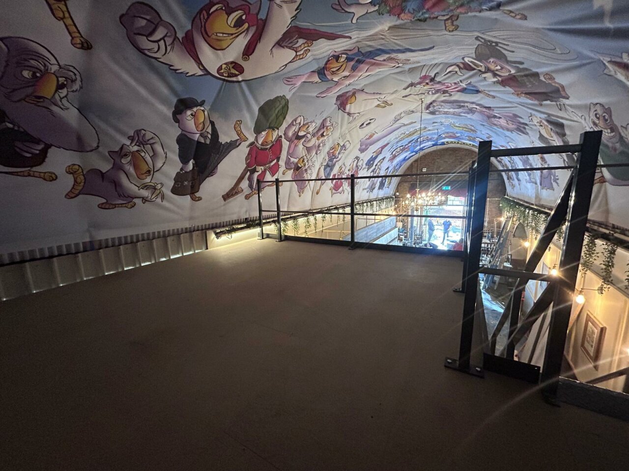 Railway Arch mezzanine - tap room, London.